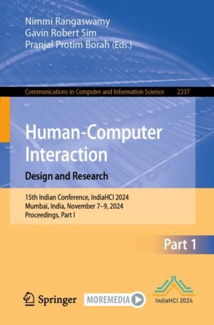 Human-computer Interaction. Design and Research