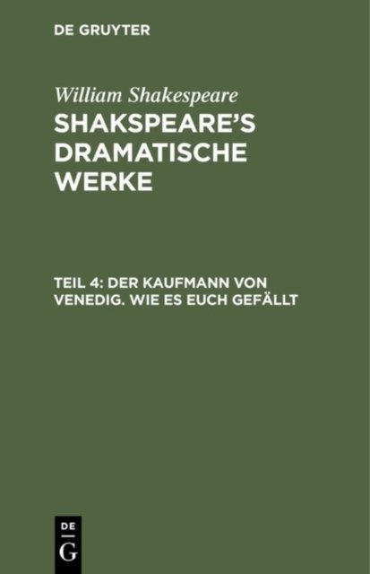 Der Kaufmann von Venedig. Wie es euch gefallt