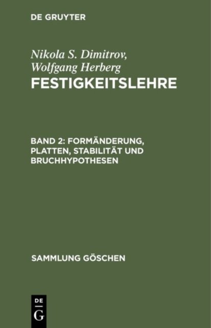 Formanderung, Platten, Stabilitat und Bruchhypothesen