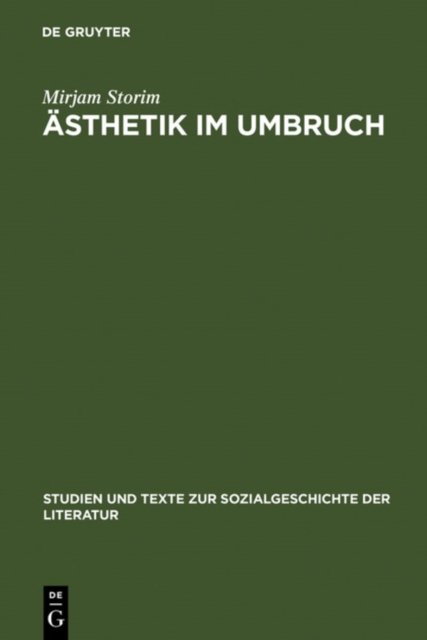 Asthetik Im Umbruch