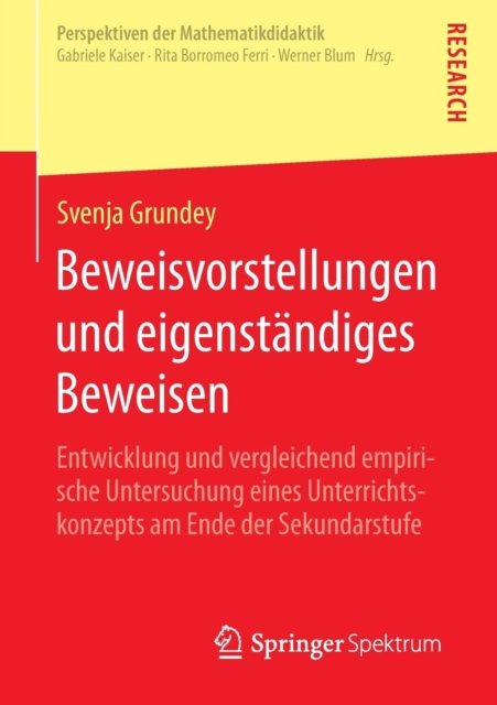 Beweisvorstellungen und eigenstandiges Beweisen