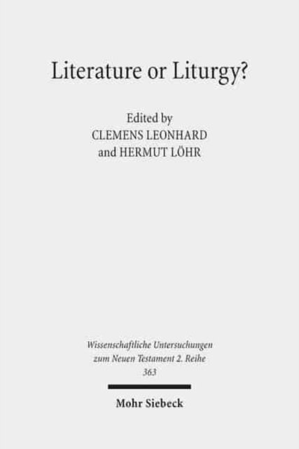 Literature or Liturgy?