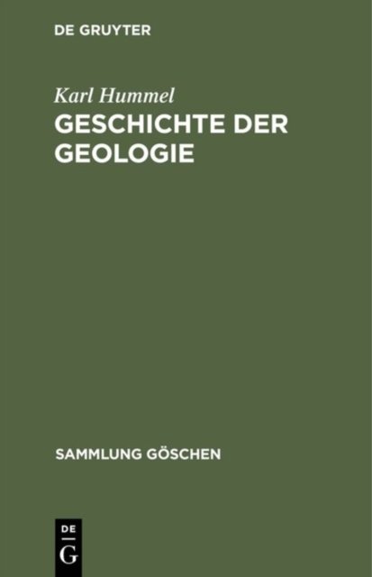 Geschichte Der Geologie