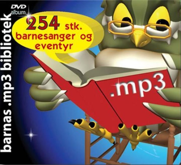 Barnas mp3 bibliotek - 245 stk. barnesanger og eventyr