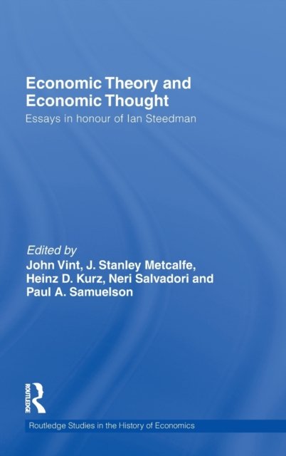 Economic Theory and Economic Thought