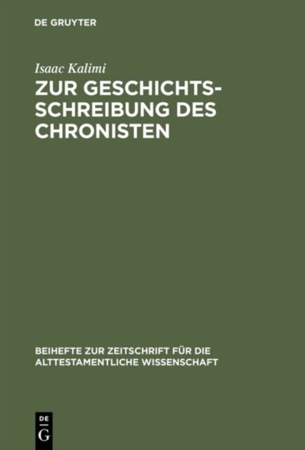 Zur Geschichtsschreibung Des Chronisten