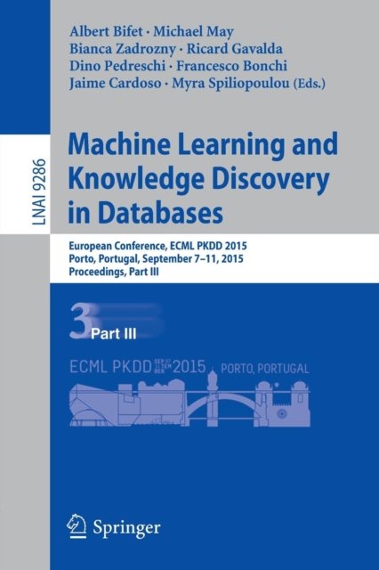 Machine Learning and Knowledge Discovery in Databases