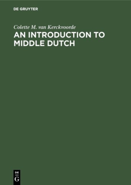 Introduction to Middle Dutch