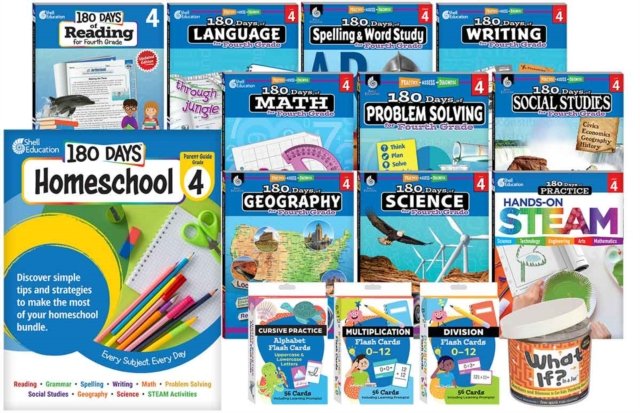 180 Days™: Homeschool Grade 4 Set