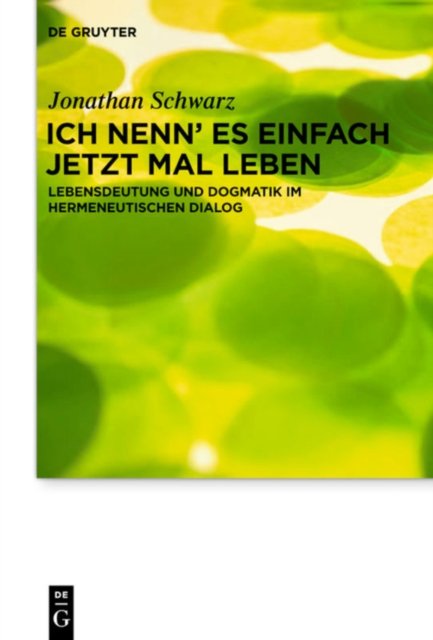 Ich Nenn'' Es Einfach Jetzt Mal Leben