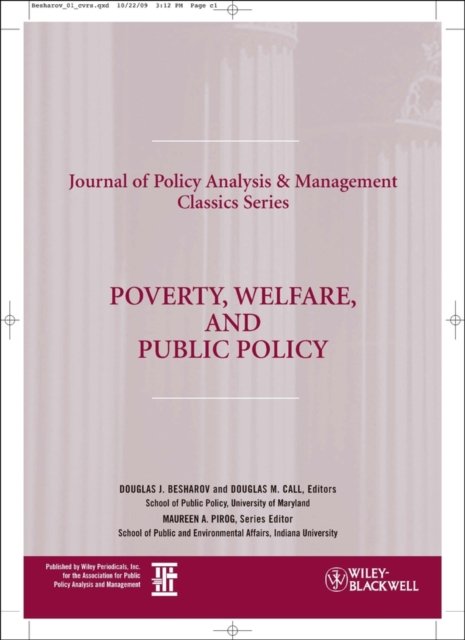 Poverty, Welfare, and Public Policy