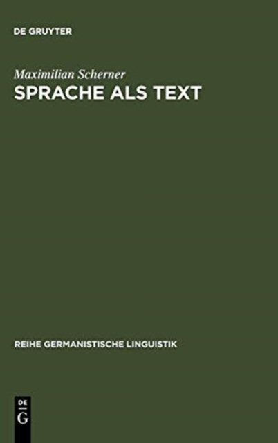Sprache als Text