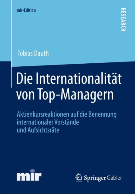 Die Internationalitat von Top-Managern