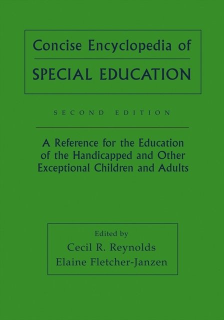 Concise Encyclopedia of Special Education