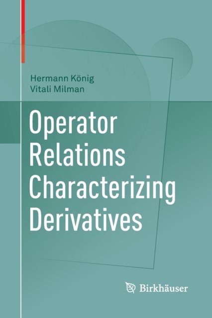 Operator Relations Characterizing Derivatives