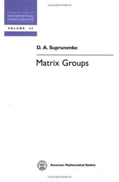Matrix Groups