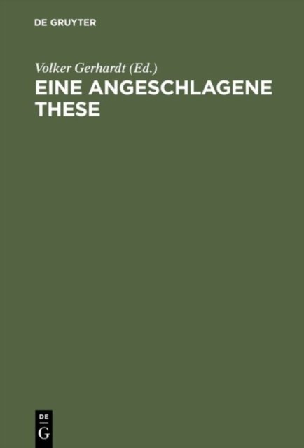 Eine Angeschlagene These Die 11. Feuerbach-These Von Karl Marx Im Foyer Der
