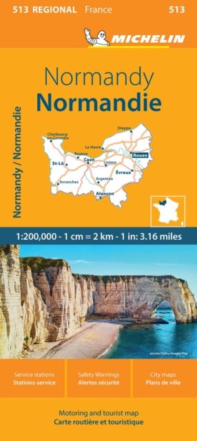 Normandy - Michelin Regional Map 513