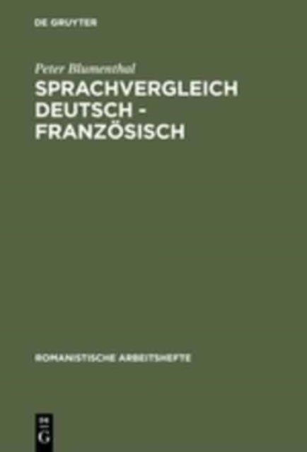 Sprachvergleich Deutsch - Franzosisch