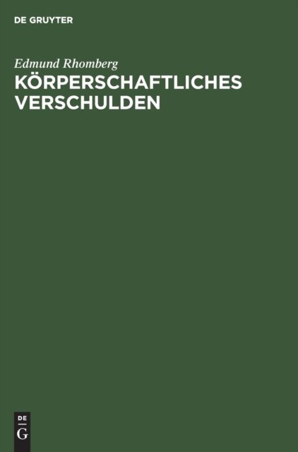 Korperschaftliches Verschulden