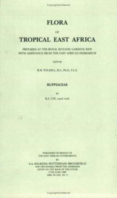 Flora of Tropical East Africa - Ruppiaceae (1989)