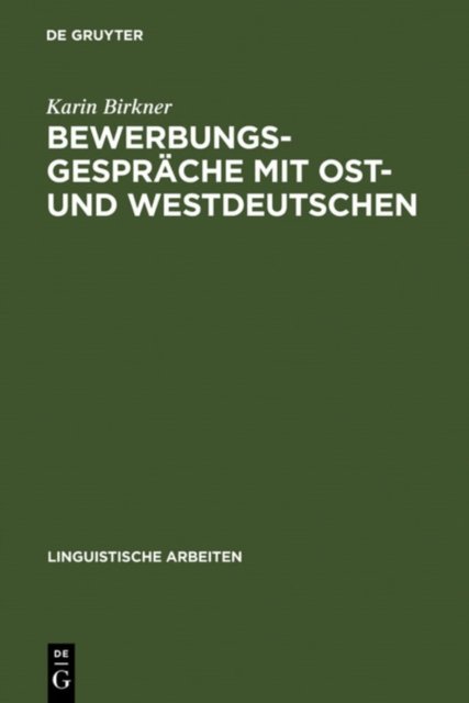 Bewerbungsgesprache mit Ost- und Westdeutschen