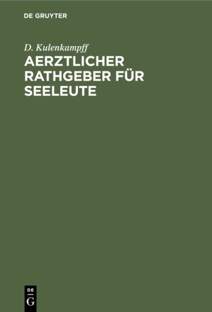 Aerztlicher Rathgeber Fur Seeleute