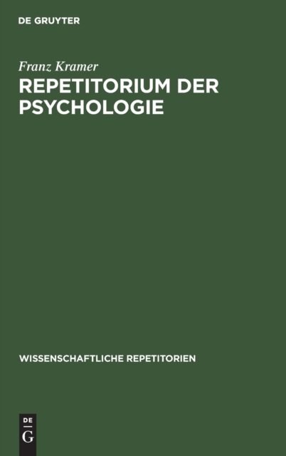 Repetitorium Der Psychologie