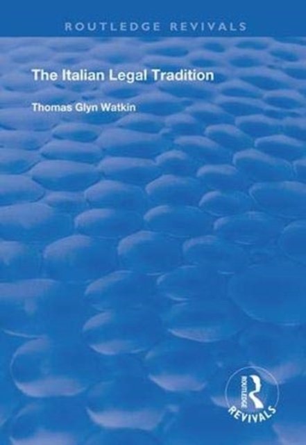 The Italian Legal Tradition