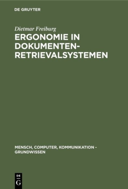 Ergonomie in Dokumenten-retrievalsystemen