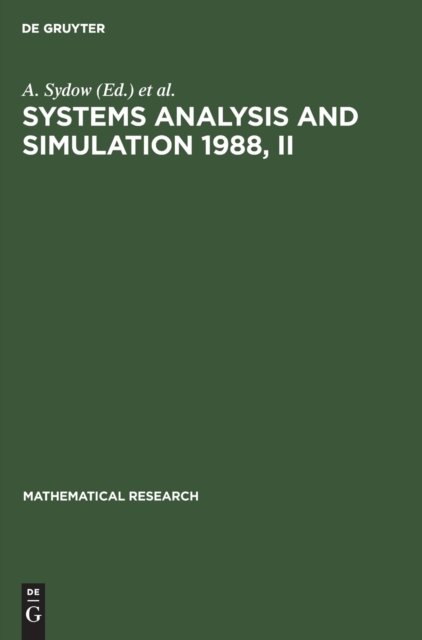 Systems Analysis and Simulation 1988, II