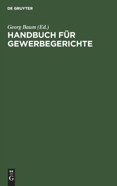 Handbuch fur Gewerbegerichte