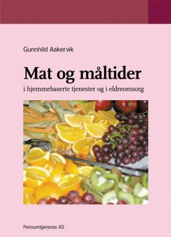 Mat og måltider i hjemmebaserte tjenester og i eldreomsorg