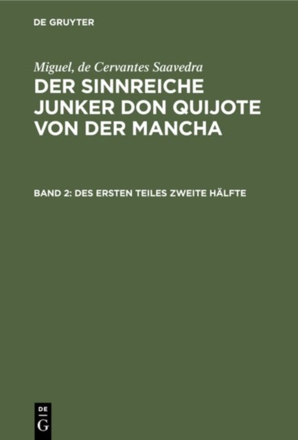 Des Ersten Teiles Zweite Halfte