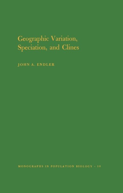 Geographic Variation, Speciation and Clines