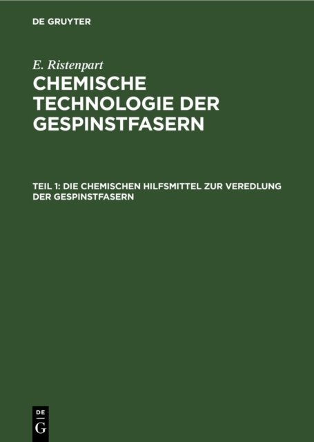 chemischen Hilfsmittel zur Veredlung der Gespinstfasern