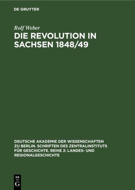 Revolution in Sachsen 1848/49