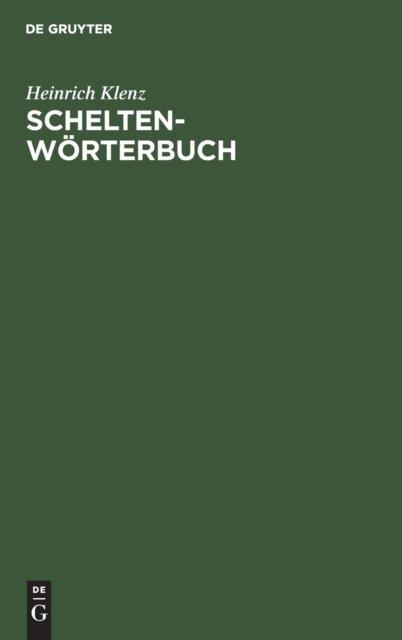 Schelten-Worterbuch