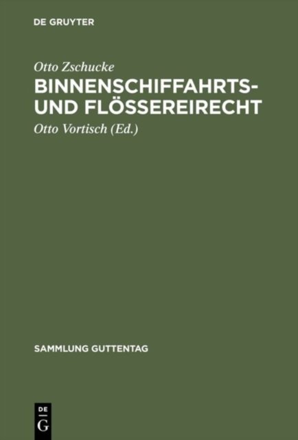 Binnenschiffahrts- und Floßereirecht