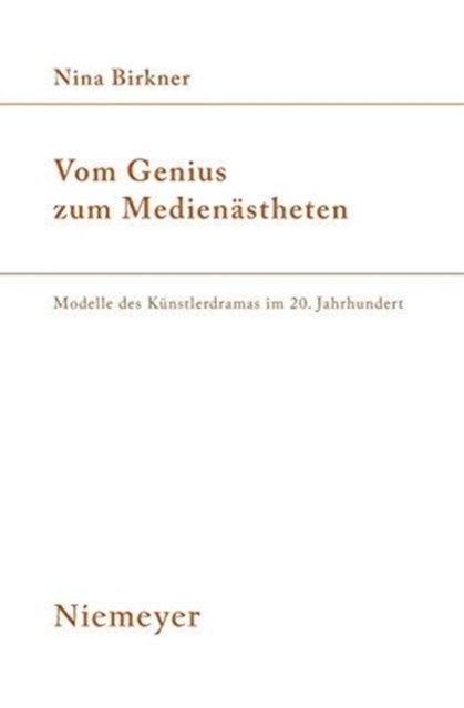 Vom Genius Zum Medienastheten