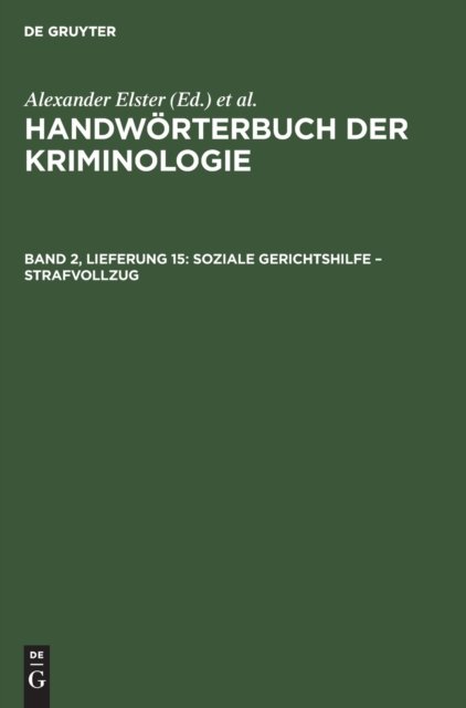 Soziale Gerichtshilfe – Strafvollzug