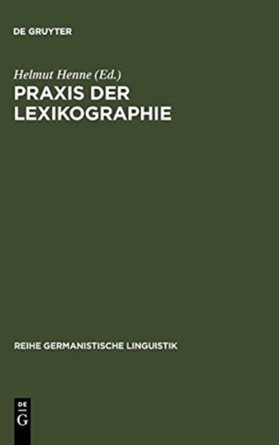 PRAXIS Der Lexikographie