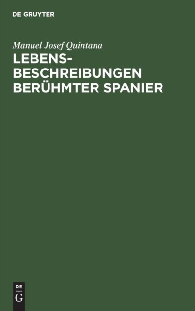 Lebensbeschreibungen beruhmter Spanier