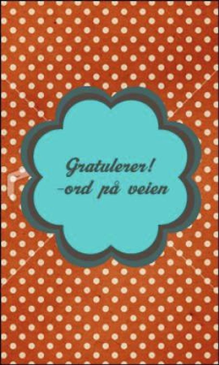Gratulerer! - ord på veien