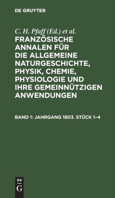 Jahrgang 1803. Stuck 1-4