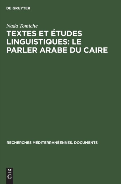 Textes et etudes linguistiques