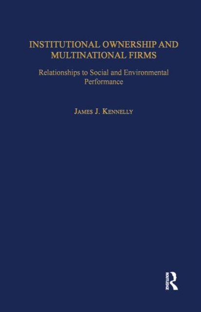 Institutional Ownership and Multinational Firms