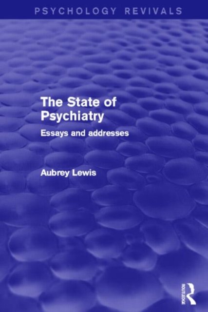 The State of Psychiatry