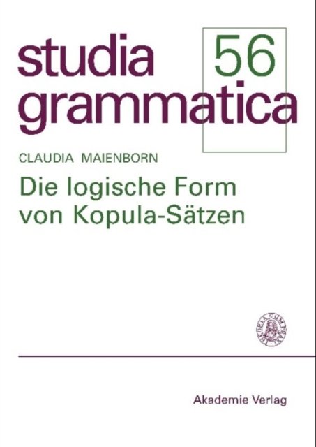 logische Form von Kopula-Sätzen