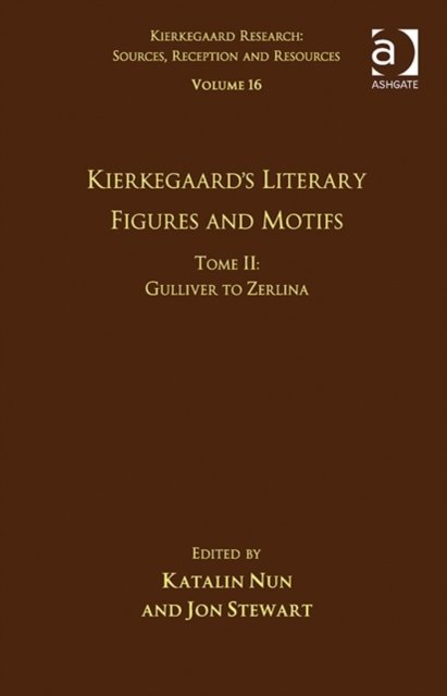 Volume 16, Tome II: Kierkegaard's Literary Figures and Motifs